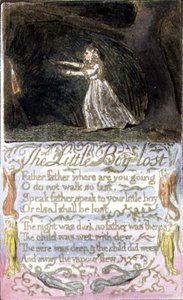 El niño perdido: placa 12 de Canciones de Inocencia y de Experiencia (copia R) c.1802-08 de William Blake