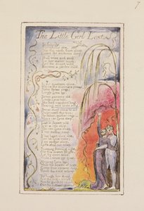 P.124-1950.pt35 La niña perdida: lámina 35 de Canciones de Inocencia y de Experiencia (copia R) c.1802-08 de William Blake