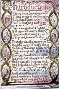 Introducción: placa 3 de Canciones de Inocencia y de Experiencia (copia R) c.1802-08