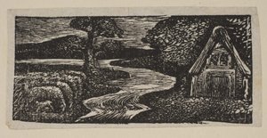 La inundación plateada de Sabrina, de las Pastorales de Virgilio de Thornton, 1821