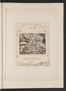 Satanás golpeando a Job con llagas