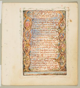 Canciones de Inocencia: Introducción, ca. 1825 de William Blake