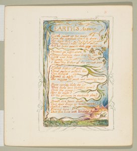 Canciones de Inocencia y de Experiencia: La Respuesta de la Tierra de William Blake