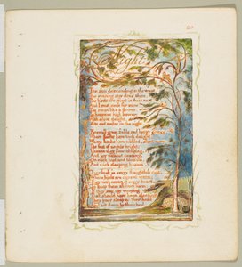 Canciones de Inocencia y de Experiencia: Noche, ca. 1825