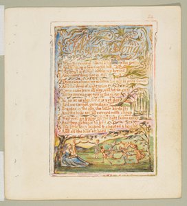 Canciones de Inocencia y de Experiencia: Canción de la Enfermera, ca. 1825 de William Blake