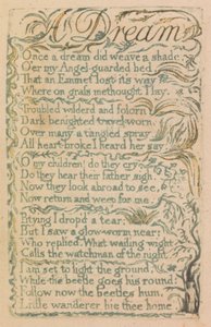 Canciones de la inocencia y de la experiencia, Lámina 14, "Canción risueña" (Bentley 15) de William Blake