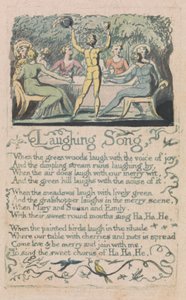 Canciones de Inocencia y de Experiencia, Placa 14, Canción de Risa (Bentley 15) de William Blake