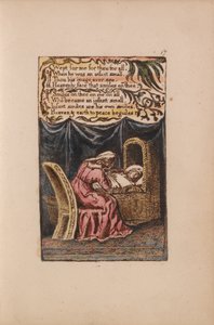 Canciones de inocencia y de experiencia, lámina 17, Una canción de cuna (Bentley 17) de William Blake