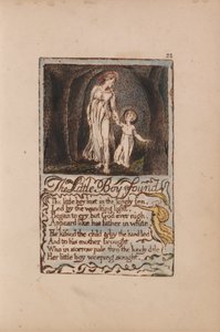 Canciones de inocencia y de experiencia, Placa 22, El niño pequeño encontrado (Bentley 14) de William Blake