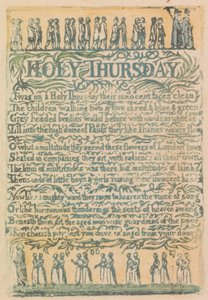 Canciones de la inocencia y de la experiencia, lámina 24, "La imagen divina" (Bentley 18) de William Blake