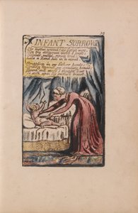 Canciones de inocencia y de experiencia, lámina 39, Pena infantil (Bentley 48) de William Blake