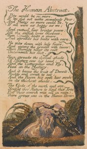 Canciones de Inocencia y de Experiencia, Placa 46, El Abstracto Humano (Bentley 47) de William Blake