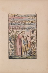 Canciones de Inocencia y de Experiencia, Placa 49, Canción de la Enfermera (Bentley 38) de William Blake
