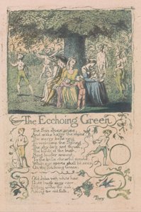 Canciones de Inocencia y de Experiencia, Placa 8, El Verde Eco (Bentley 6) de William Blake
