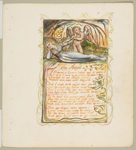 Canciones de Inocencia y de Experiencia: El Ángel, ca. 1825 de William Blake