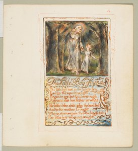Canciones de inocencia y de experiencia: El niño encontrado, ca. 1825 de William Blake