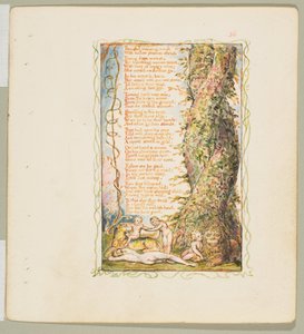 Canciones de inocencia y de experiencia: La niña encontrada segunda placa, ca. 1825
