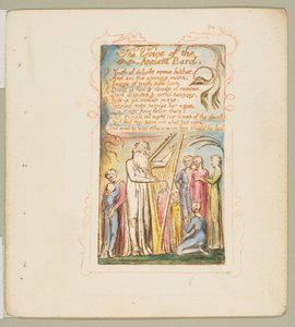 Canciones de inocencia y de experiencia: Voz del antiguo bardo, ca. 1825