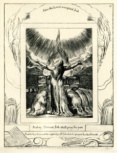 El Libro de Job 42:8 ilustrado por William Blake