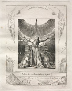 El libro de Job: Pl. 18, Y mi siervo Job orará por vosotros, 1825
