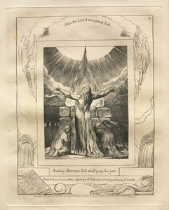El Libro de Job: Pl. 18, Y mi siervo Job orará por vosotros, 1825