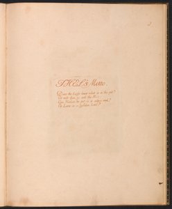 El Libro de Thel, Lámina 1, El Lema de Thel... de William Blake