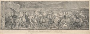 Los peregrinos de Canterbury de William Blake