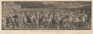 Los Peregrinos de Canterbury de William Blake