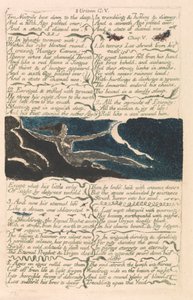 El Primer Libro de Urizen, Lámina 11, "Dos fosas nasales inclinadas hacia lo profundo. . ." (Bentley 13) de William Blake