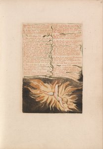El Primer Libro de Urizen, Placa 22, Estirado para una Obra de Eternidad (Bentley 20) de William Blake