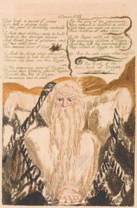 El Primer Libro de Urizen, Lámina 25, "Vivieron un período de años...". (Bentley 28) de William Blake