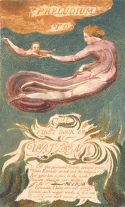 El primer libro de Urizen, lámina 2, Preludio al libro de Urizen (Bentley 2a) de William Blake