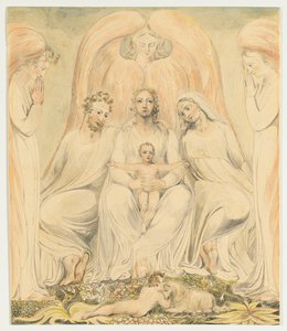 La Sagrada Familia (también conocido como Cristo en el Regazo de la Verdad) de William Blake