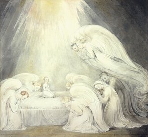 El niño Jesús rezando, c.1805 de William Blake