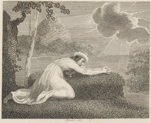 El persa, el sol y la nube de William Blake