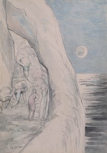 Los orgullosos bajo sus enormes cargas 1824-27 de William Blake