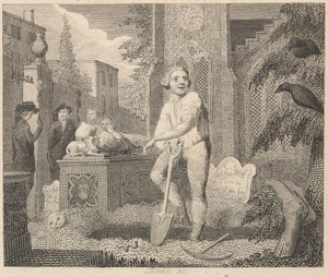 Los Cuervos, el Sexton y la Lombriz de Tierra de William Blake