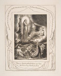 La visión de Elifaz, de Ilustraciones del Libro de Job, 1825-26