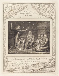 La ira de Eliú de William Blake