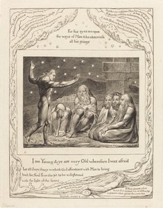 La ira de Eliú de William Blake