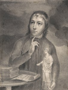 Thomas Alphonso Hayley, dibujo de medio cuerpo de William Blake