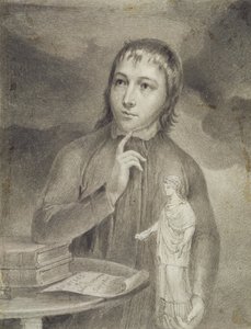Thomas Alphonso Hayley, dibujo de medio cuerpo, c.1800
