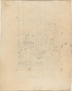 Sueño de la Reina Catalina [recto] de William Blake after Henry Fuseli