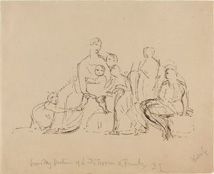 Lady Torrens y familia de William Blake after John Linnell