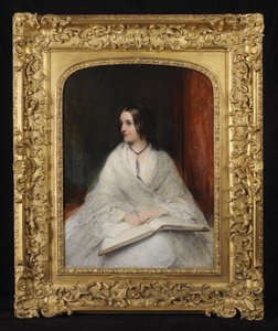 Retrato de Jane Fortescue Seymour, Sra. Coleridge, c.1862 de William Boxall