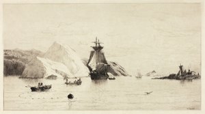 Paisaje marino ártico de William Bradford