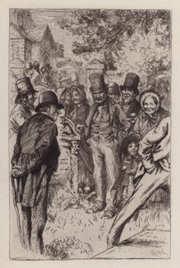 Un desdichado, sin fuerza (grabado) de William Brassey (after) Hole