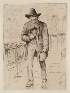 Alexander Campbell Fraser, Profesor de Lógica y Metafísica (grabado) de William Brassey (after) Hole
