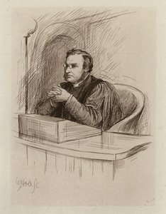 Archibald Hamilton Charteris, Profesor de Crítica Bíblica y Antigüedades Bíblicas (grabado) de William Brassey (after) Hole