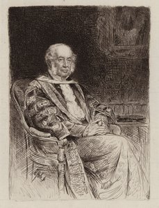 John Inglis of Glencorse, Lord Justicia General de Escocia, Canciller (grabado) de William Brassey (after) Hole